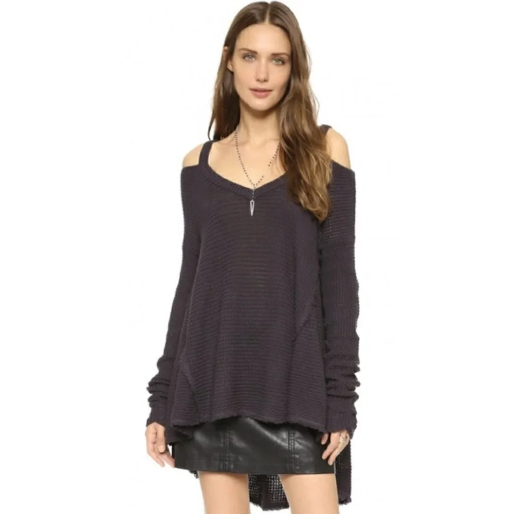 Free People | Moonshine Waffle Knit Top